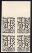 Spain Barcelona Telegraph Stamps Mnh - Telegrafi