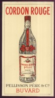 B071 -  BUVARD - CORDON ROUGE - PELLISSON PERE & C° - Schnaps & Bier