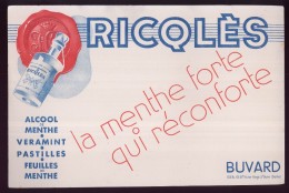 B073 -  BUVARD - RICQLES - Liqueur & Bière