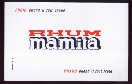 B088 -  BUVARD -  RHUM MAMITA - Liqueur & Bière