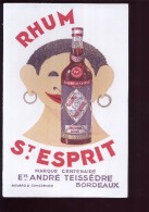 B099 - BUVARD - RHUM St. ESPRIT - Ets ANDRE TEISSEDRE - BORDEAUX - Schnaps & Bier