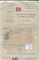 Lot De 3 Avis De Taxes Municipal De La Ville De Carcassonne  De 1936 - Décrets & Lois