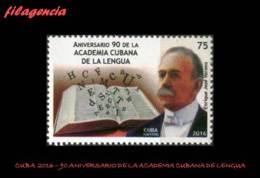 CUBA MINT. 2016-20 90 ANIVERSARIO DE LA ACADEMIA CUBANA DE LA LENGUA ESPAÑOLA - Unused Stamps