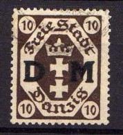 Danzig Dienstmarken 1921 Mi 2, Gestempelt [100716XVII] - Service