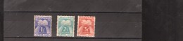 Andorra Francesa Nº   TX 33--34--35 - Unused Stamps