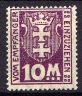 Danzig Portomarken 1923 Mi 21 * [100716XVII] - Strafport