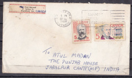 CANADA,  1968, Cover From Canada To India, Herni Bourassa, Hon George Brown - Storia Postale