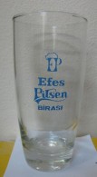 AC - EFES PILSEN BEER GLASS OLD LOGO FROM TURKEY - Cerveza