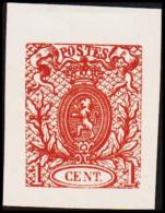 1866. Weapon.1 CENT. Essay. Redbrown. (Michel: 20) - JF194676 - Essais & Réimpressions