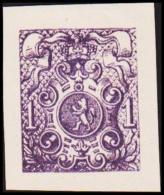 1866. Weapon.1 CENT. Essay. Violet. (Michel: 20) - JF194646 - Proofs & Reprints