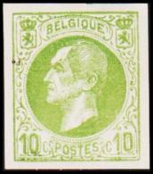 1865-1866. Leopol I. 10 CENTS Essay. Green.  (Michel: ) - JF194383 - Essais & Réimpressions