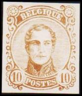 1860. Leopold I. Medailion. 10 CENT Essay. Brown. (Michel: ) - JF194376 - Essais & Réimpressions