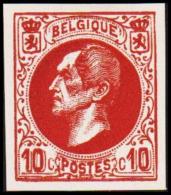 1865-1866. Leopol I. 10 CENTS Essay. Redbrown. (Michel: ) - JF194389 - Proeven & Herdruk