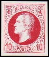1865-1866. Leopol I. 10 CENTS Essay. Lilac. (Michel: ) - JF194388 - Probe- Und Nachdrucke