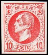 1865-1866. Leopol I. 10 CENTS Essay. Red. (Michel: ) - JF194384 - Probe- Und Nachdrucke