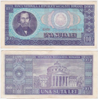 Romania P 97 - 100 Lei 1966 - VF - Romania