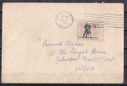 CANADA, 1962, Cover  From Canada To India,  1 Stamp, - Brieven En Documenten