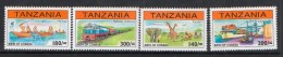 1997 Tanzania Comesa Tourism Train Port Giraffe Mammals Complete  Set Of  4  MNH - Tanzania (1964-...)