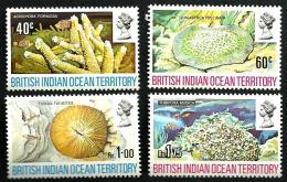 BRITISH INDIAN OCEAN TERRITORY CORALS MARINE LIFE QEII HEAD SET OF 4 40 CENTS-1.75R SG? MINT1972 READ DESCRIPTION - Territoire Britannique De L'Océan Indien