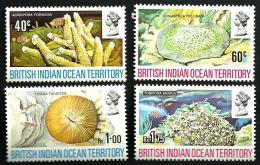 BRITISH INDIAN OCEAN TERRITORY CORALS MARINE LIFE QEII HEAD SET OF 4 40 CENTS-1.75R SG? MINT1972 READ DESCRIPTION - British Indian Ocean Territory (BIOT)