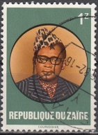 Zaïre 1978 Michel 577 O Cote (2002) 0.80 Euro Mobutu Sese-Seko Cachet Rond - Usati