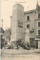 SAINT SERVAN SUR MER PLACE CARNOT LE MONUMENT AUX MORTS AVEC CACHET DE LA MAIRIE - Saint Servan