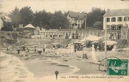 PORNIC LA PLAGE DE LA NOVEILLARD A L'HEURE DU BAIN - Pornic