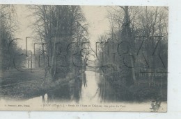 Jouy (Eure-et-Loir) : Le Château Vue Des Bords De L'Eure  Env 1928 PF. - Jouy