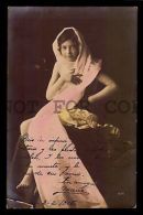 Children Edwardian Girl C1900-1910s Photo Postcard Wishes ? Allegory ? - Otros & Sin Clasificación