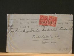 60/737  LETTRE  1932   TO GERMANY - Kenya & Uganda