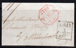 Scotland Leith Tax Mark 1816-22 On Piece (Auck. ED354) - Poststempel