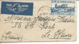 Tunis >> Le Havre Timbre 151 S.S.L. - Briefe U. Dokumente