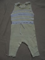 Ancien - Pyjama, Grenouillère Pour Bébé En Coton Années 50 - 1940-1970