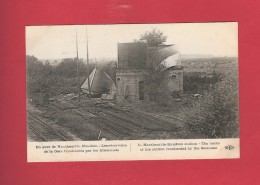 * CPA..dépt 60..NANTEUIL Le HAUDOUIN  : Les Réservoirs De La Gare Bombardés Par Les Allemands..Scan C : Voir Les 2 Scans - Nanteuil-le-Haudouin