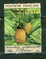 Ananas - POLYNESIE FRANCAISE - Fruits, Culture, Ressource Agricole - N° 374 - 1991 - 1988 - Used Stamps