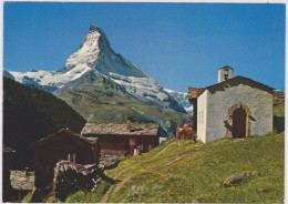 SUISSE,HELVETIA,SWISS,SWITZERLAND,SVIZZERA,SCHWEIZ,ZERMATT ,VALAIS,été,chalet - Zermatt