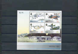 NOUVELLE-ZELANDE 1987 Y&T Bl 56** Avions Cote 9 - Unused Stamps