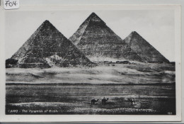 Cairo - The Pyramids Of Gizeh - Piramiden