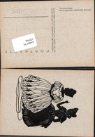 120766,Scherenschnitt Silhouette Isolde Brucker Mütterliche Ermahnung - Silhouetkaarten