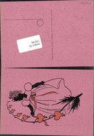 120748,Scherenschnitt Silhouette Mädchen Herzen Kleid - Silhouetkaarten