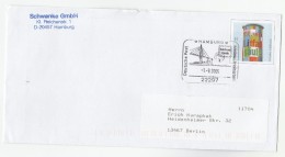 2005 Hamburg GERMANY Postal STATIONERY COVER Advertizing Pillar Stamps - Umschläge - Gebraucht