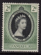 JAMAICA 1953 QEII Coronation Omnibus - Mint Hinged - MH * - 7B1212 - Jamaica (...-1961)