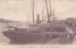 64----LE BOUCAU--près BAYONNE--bateaux à Quai à L'appontement--voir 2 Scans - Boucau