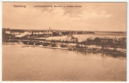 Hamburg - Lombardsbrücke, Binnen U. Aussen-Alster - Mitte