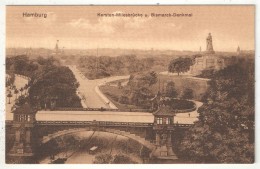 Hamburg - Kersten-Milesbrücke U. Bismarck-Denkmal - Mitte