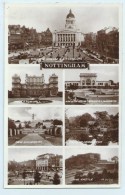 Nottingham - Multiview 1939 Card -contemporary Message! - Nottingham