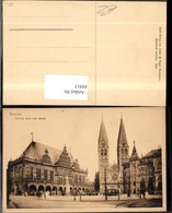 68813,Bremen Rathaus Dom Börse Strassenansicht - Otros & Sin Clasificación