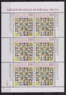 Portugal N° 1529 - Feuille Complète De 8 Timbres Neufs ** - Azulejo - Couvent Santa Clara à Funchal - Full Sheets & Multiples