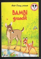 Coll. CLUB DU LIVRE MICKEY : BAMBI GRANDIT //Walt Disney - 1993 - Très Bon état - Hachette