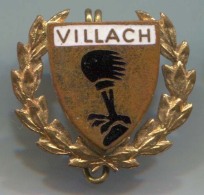 Volleyball, Pallavolo, Voleibol - VILLACH, Austria, Enamel, Vintage Pin, Badge - Voleibol